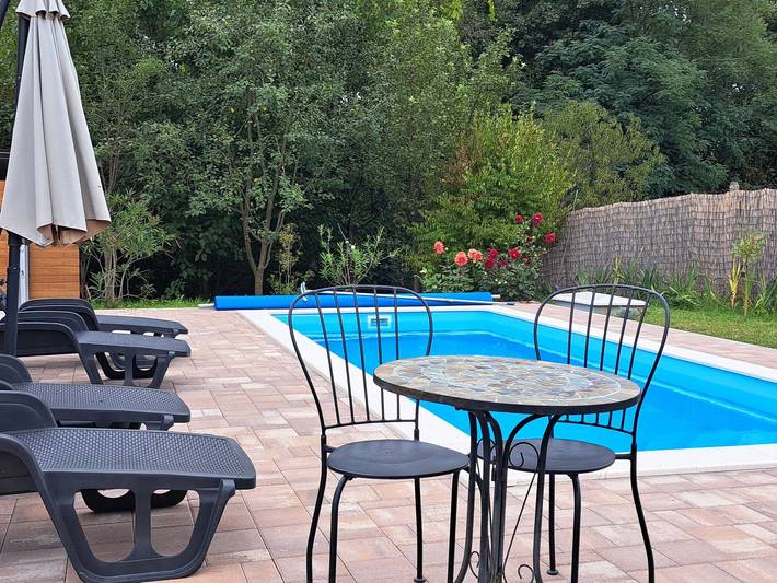 Ferienhaus für 4 Personen, mit Garten, mit Haustier