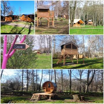 Camping für 2 Personen, mit Terrasse, mit Haustier in der Auvergne