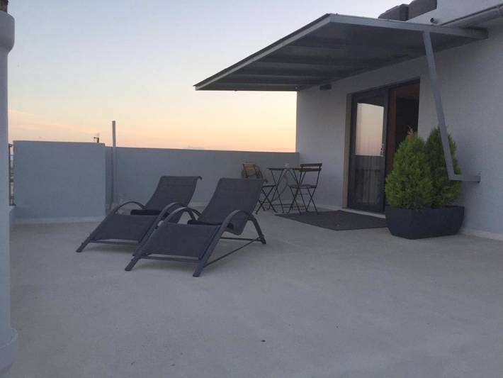 Maison d’hôte pour 2 personnes, avec Balcon ainsi que Terrasse et Vue