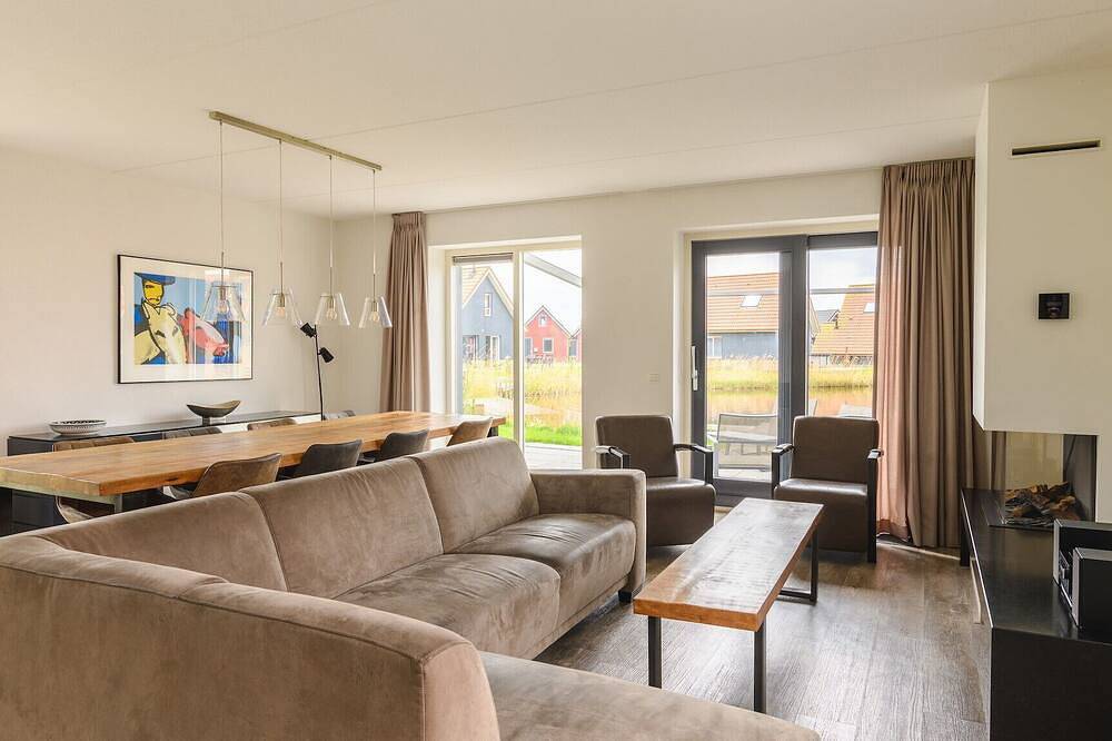 Freistehendes Ferienhaus für 8 Personen mit Sauna in Friesland