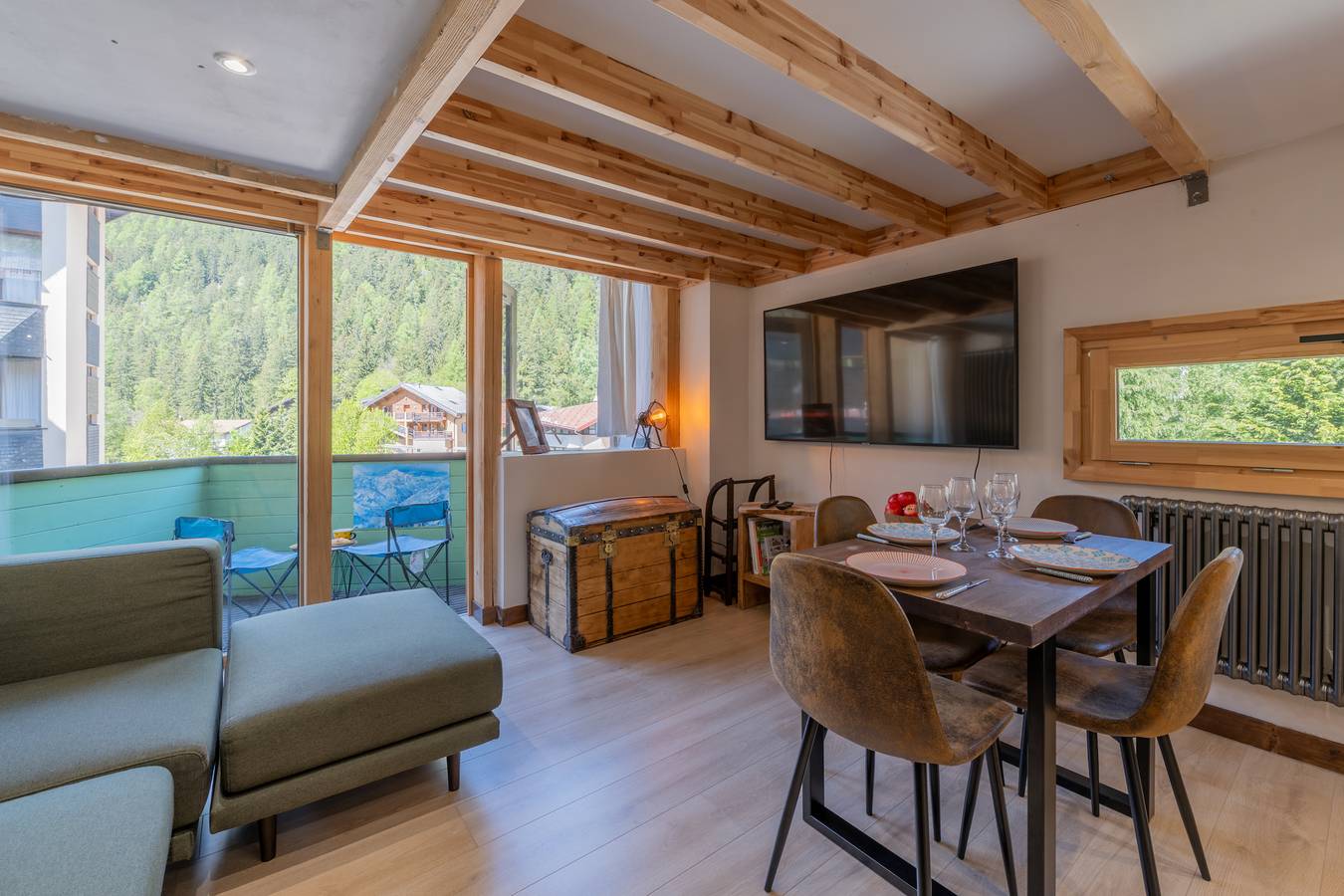 Apartamento entero, Résidence Grand Roc - Bruyères 221 in Argentière, Chamonix-Mont-Blanc