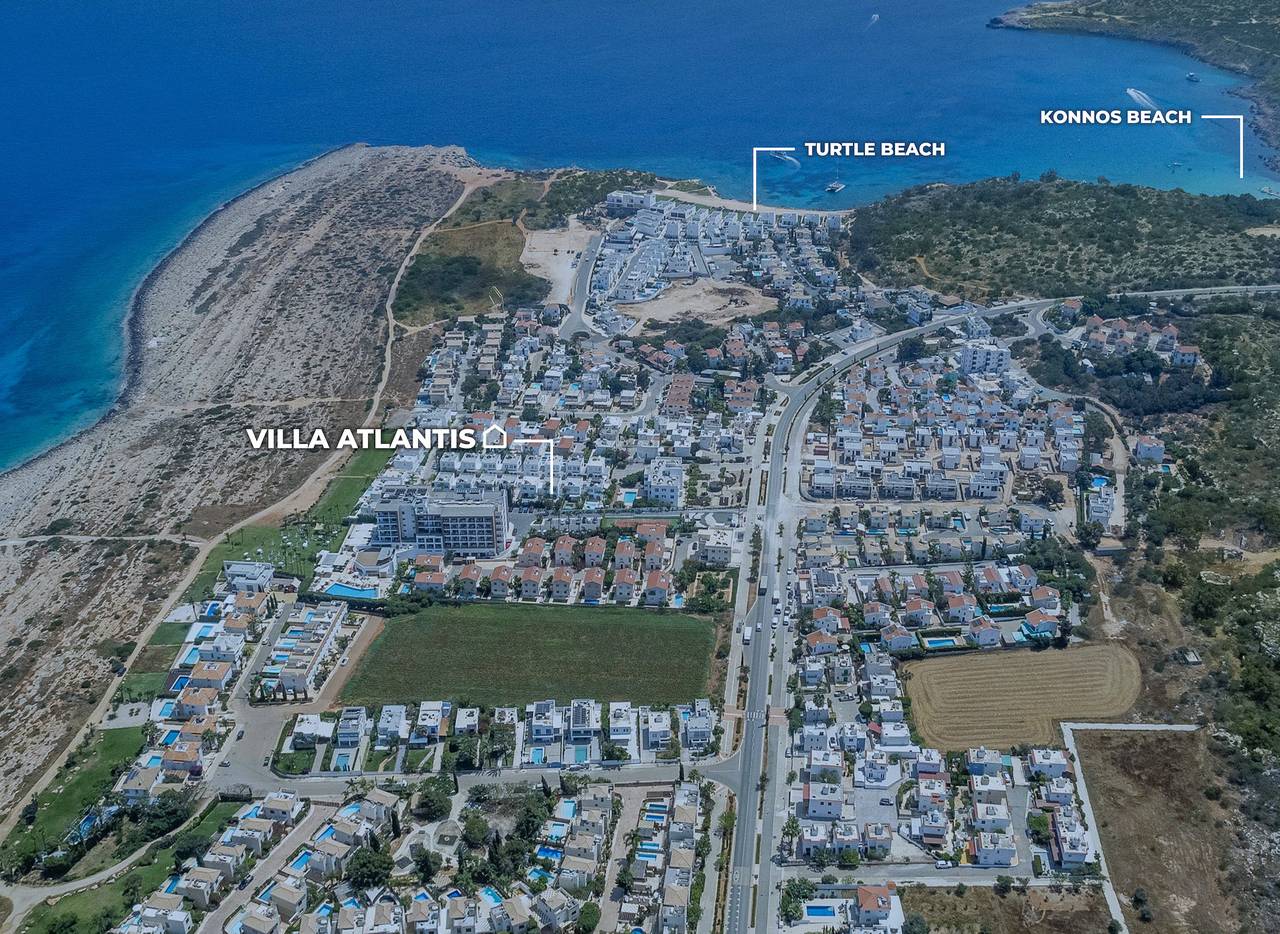 Villa Atlantis in Protaras, Syd Cypern