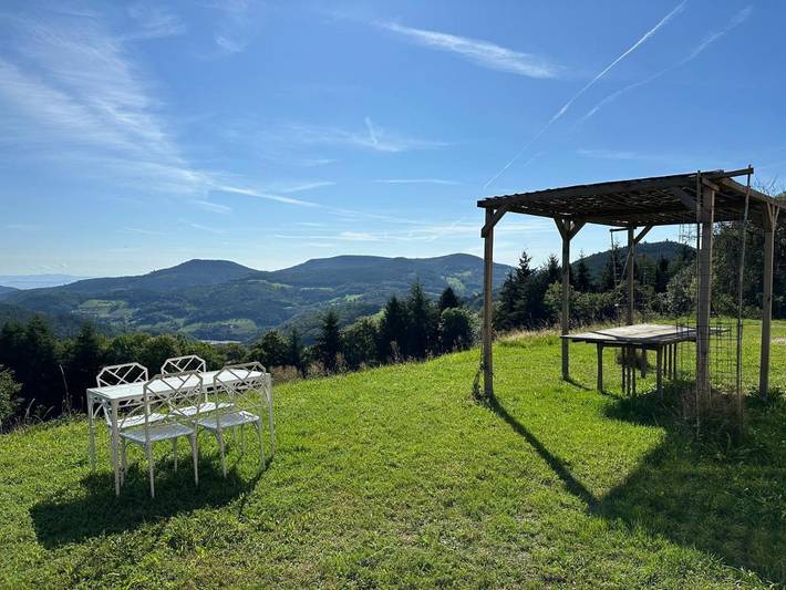 Maison de vacances pour 7 personnes, avec jardin ainsi que vue et terrasse