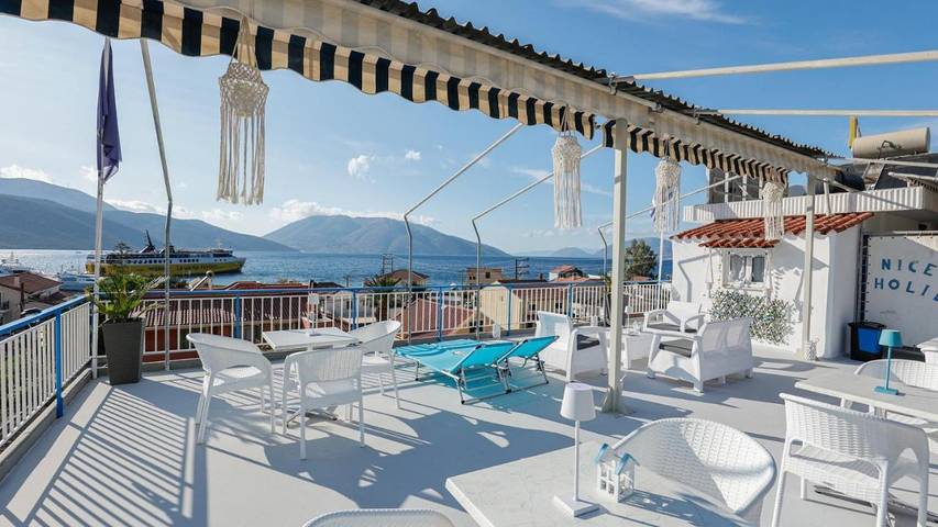 Hôtel pour 3 personnes, avec Balcon et Terrasse ainsi que Jardin et Vue