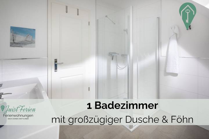 Ferienwohnung für 2 Personen, mit Balkon und Ausblick auf Juist - 4