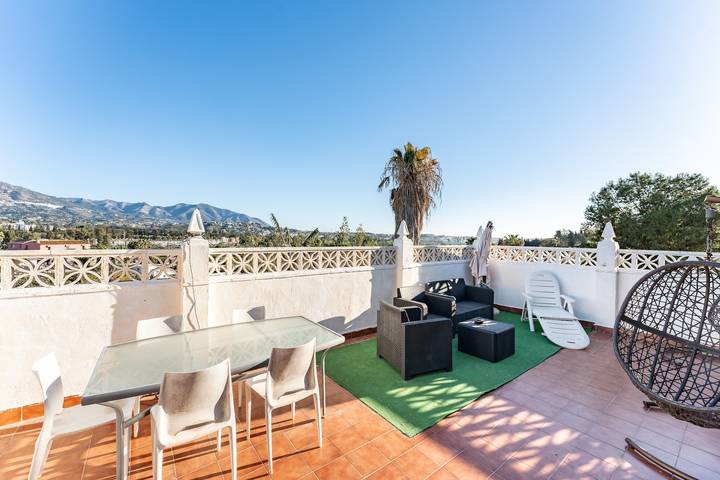 Ferieudlejning for 6 personer, med have og balkon i Mijas