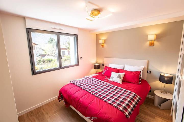 Chalet pour 16 personnes, avec jacuzzi ainsi que jardin et balcon à Saint-Lary - 4