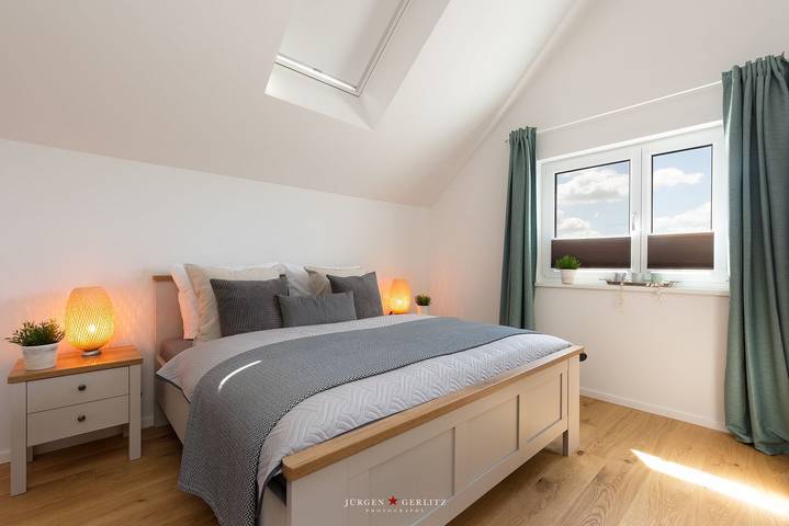 Ganze Wohnung, Mehrblick - Duschbad, Fußbodenheizung, Tv, Balkon, 1. Reihe am Wasser, 3. Stock in Olpenitz, Kappeln