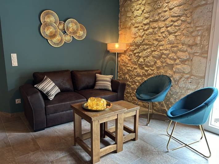 Gîte pour 5 personnes, avec jardin ainsi que piscine et terrasse à Saint-Nexans - 4