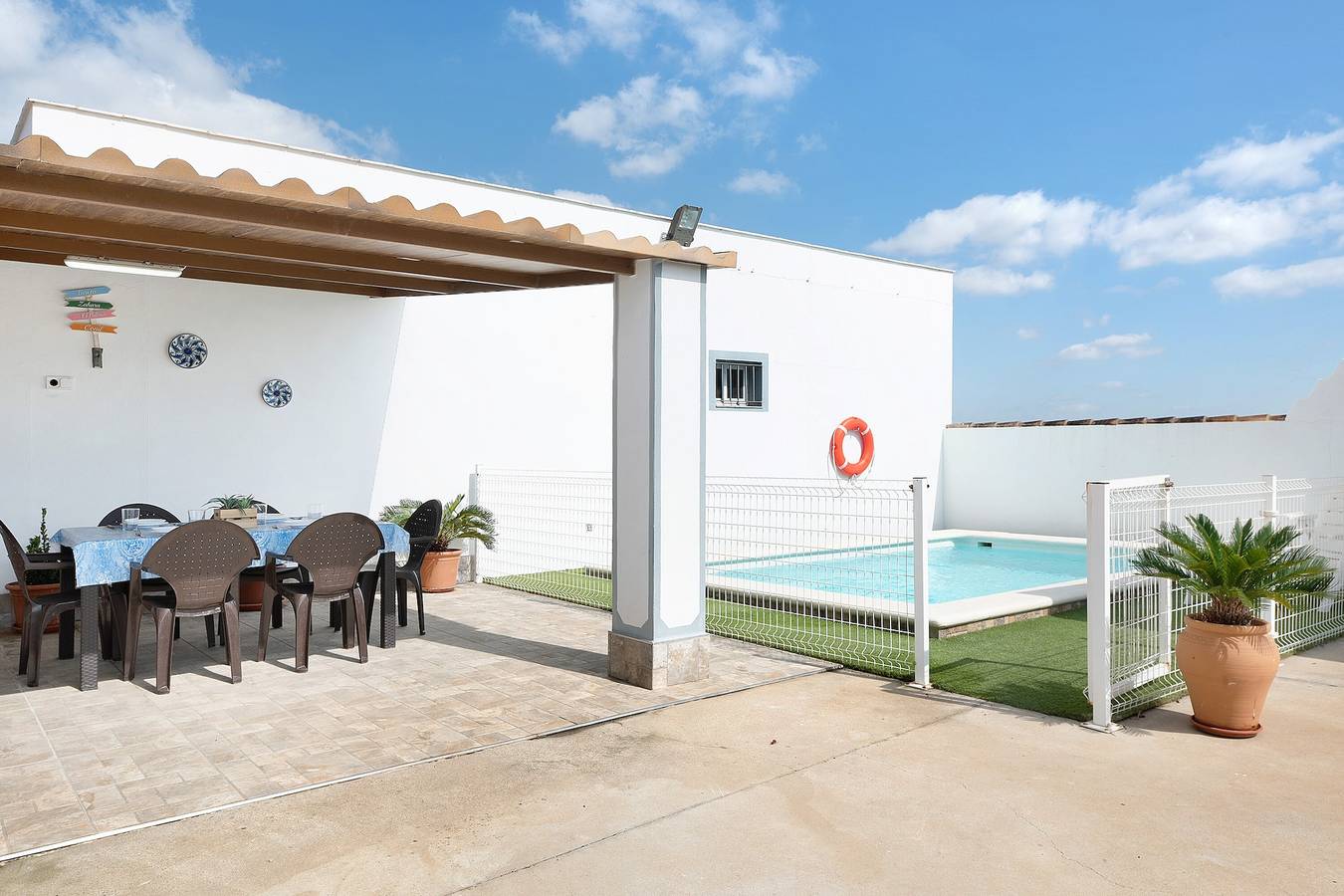 Ferienhaus "Casa Sheila" mit privatem Pool, 2 privaten Terrassen und Wlan in Barrio Nuevo, Conil de la Frontera