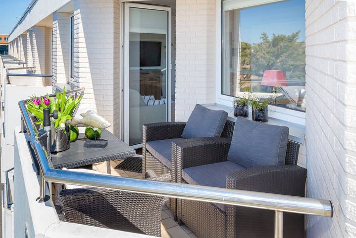 Ferienwohnung für 3 Personen, mit Balkon in Westerland