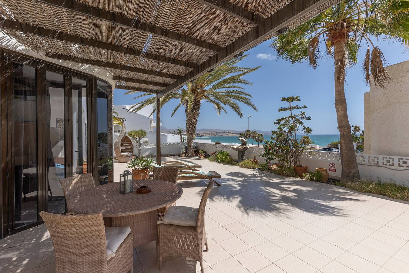 Casa Marga – Romantische Villa mit Meerblick, privater Terrasse und Wlan in Südliche Bucht Costa Calma, Pájara