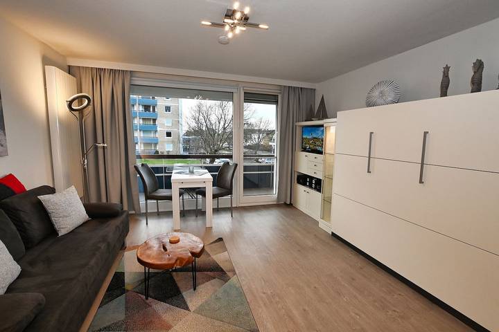 Ferienwohnung für 2 Personen, mit Balkon und Terrasse