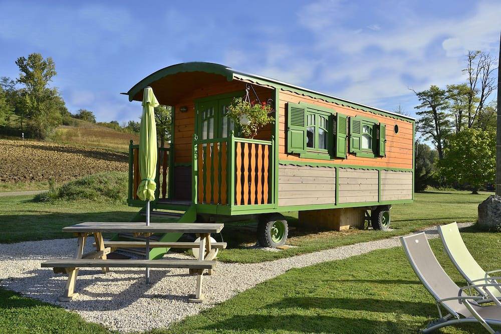 Ferienhäuser Grand Pré! Roquecor Anhänger für 2 Personen in Roquecor, Quercy