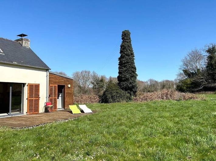 Location de vacances pour 3 personnes, avec terrasse à Clohars-Fouesnant