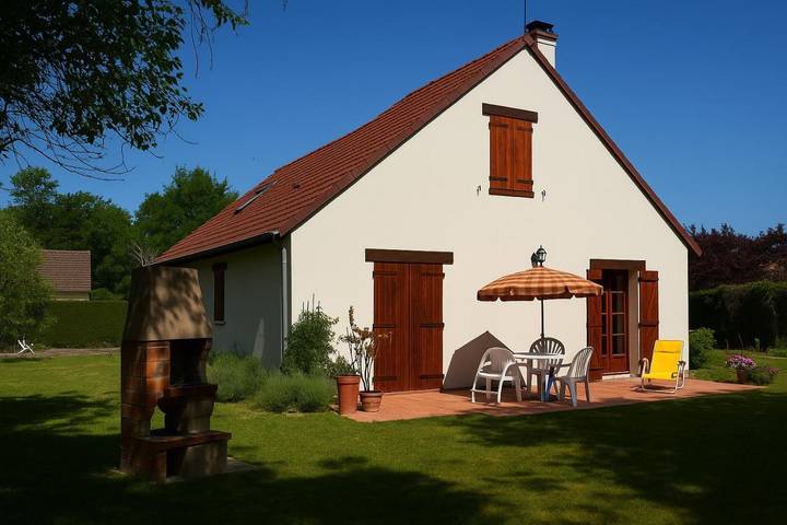 Chambre d’hôte pour 4 personnes, avec Terrasse et Jardin