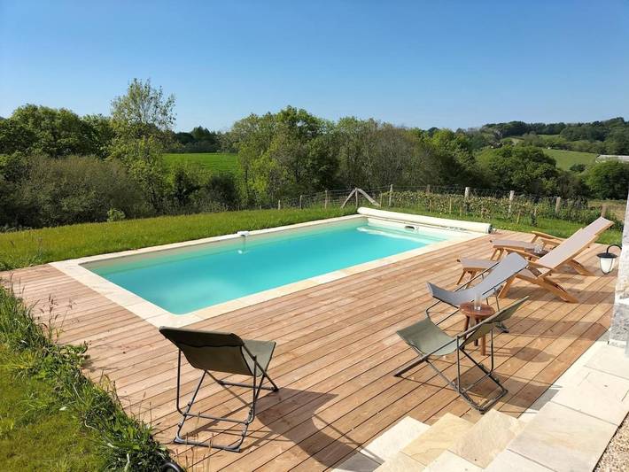 Location de vacances pour 10 personnes, avec piscine ainsi que vue et jardin à Souraïde - 3