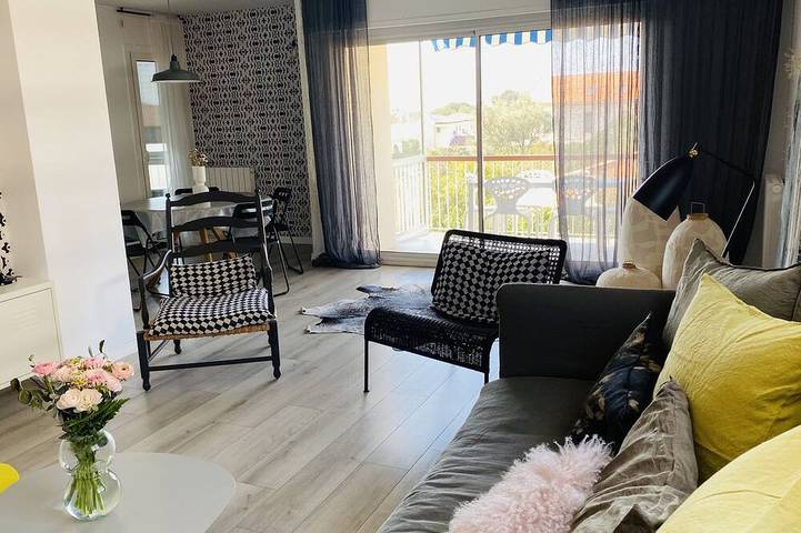 Appartement de vacances pour 6 personnes, avec balcon