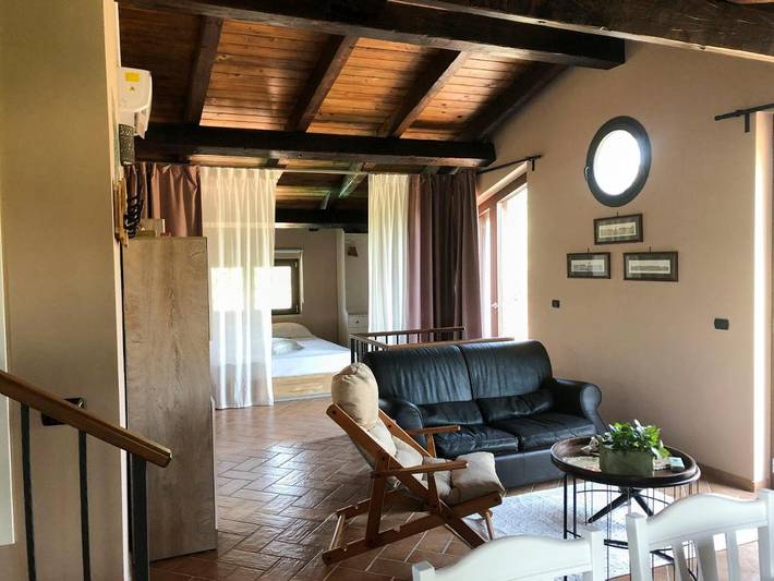 B&b per 4 persone, con panorama e giardino nonché terrazza a Caiazzo