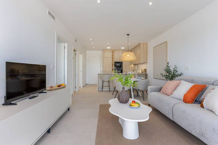 Ferienwohnung für 4 Personen, mit Meerblick und Ausblick sowie Balkon/Terrasse in Los Alcázares - 4