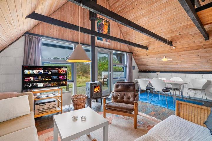 Reetdach, Sauna und ganz viel Ferienhausgefühl – Regnspovevej 4 in Henne, Varde