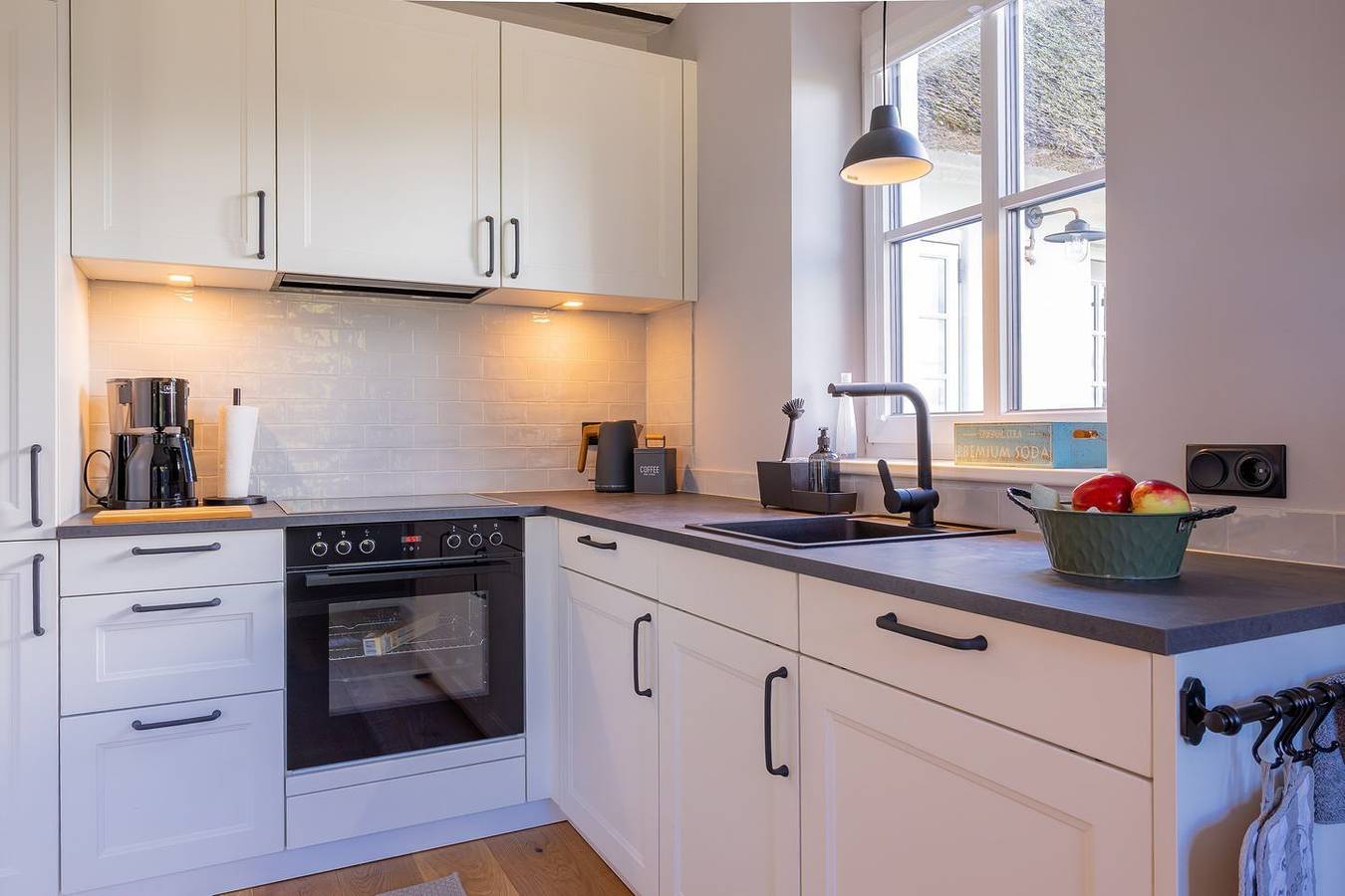 Heimathafen Schausende - Strandkorb, 2 Parkplätze, Terrasse, Waschmaschine in Holnis, Glücksburg