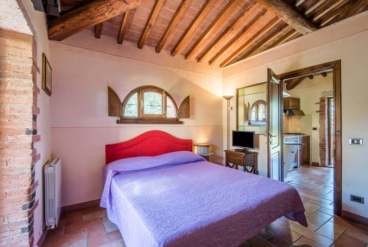 Appartamento 'Agriturismo Ischieto - Il Cipresso' con piscina in comune, Wi-Fi e aria condizionata in Rapolano Terme, Siena e dintorni