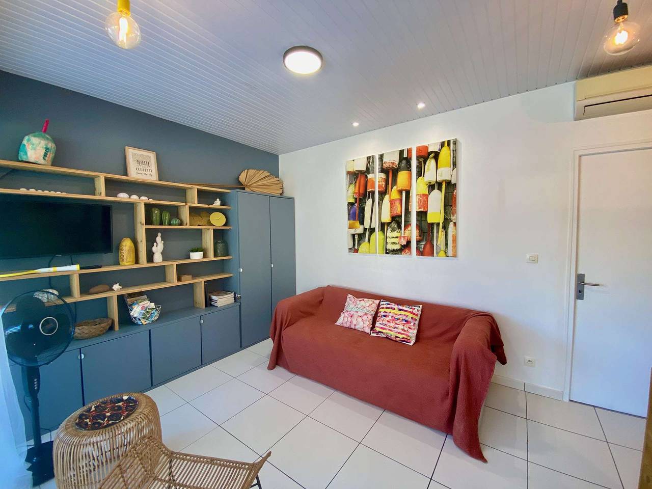 Appartement entier, La Maison Bleue à Sainte-Anne in Sainte-Anne (Martinique), Martinique