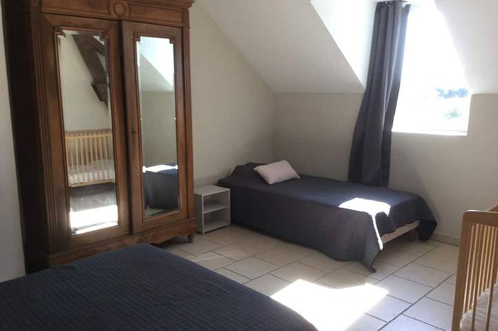 Maison de vacances pour 14 personnes, avec terrasse ainsi que jacuzzi et jardin, animaux acceptés dans la Sarthe - 4