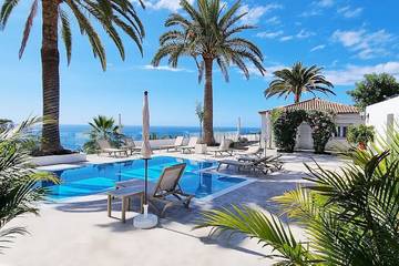Finca für 2 Personen, mit Pool und Garten sowie Terrasse in Los Realejos