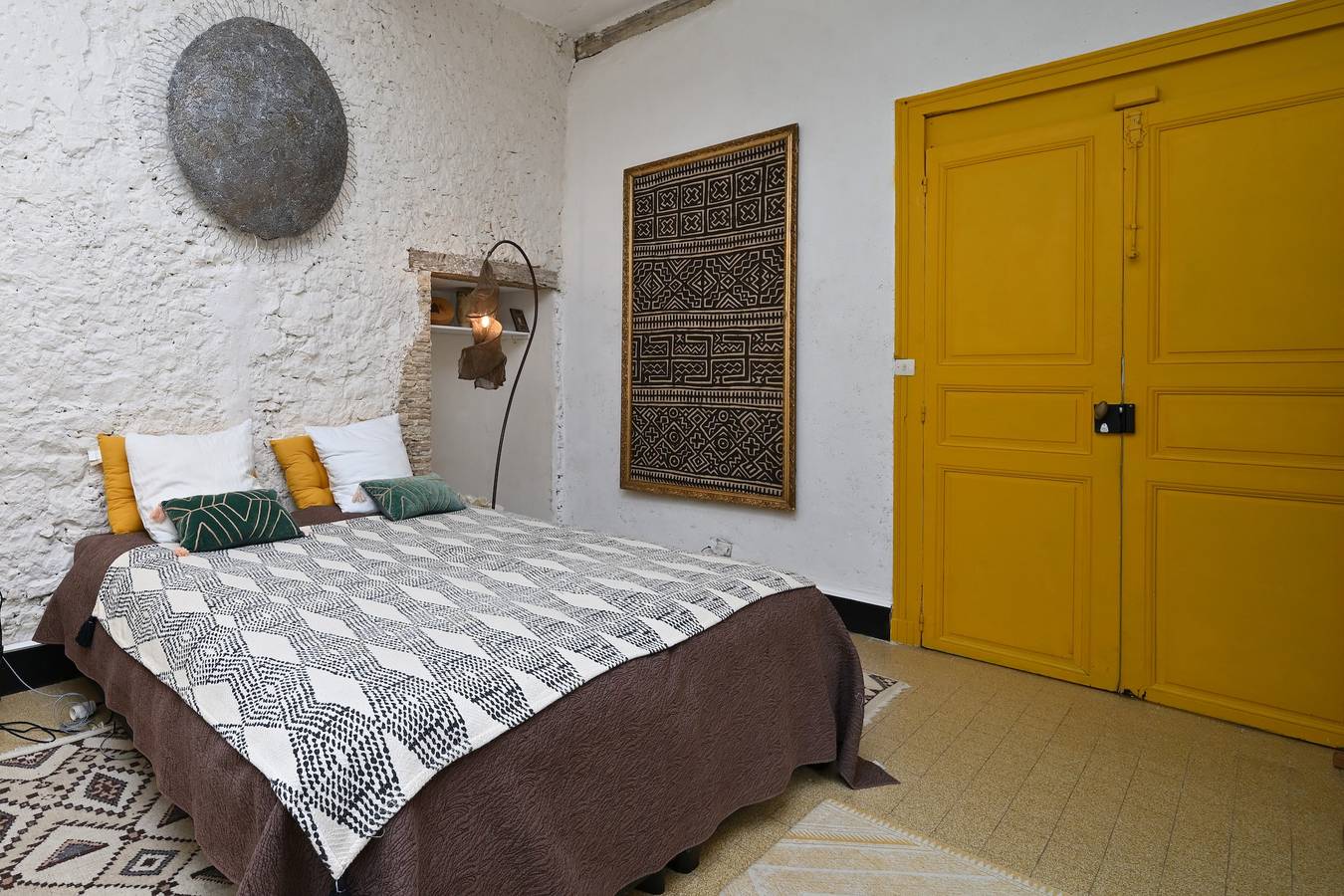 Room 'Ufri' with Shared Pool, Shared Terrace and Wi-Fi in Pech-Luna, Carcassonne region