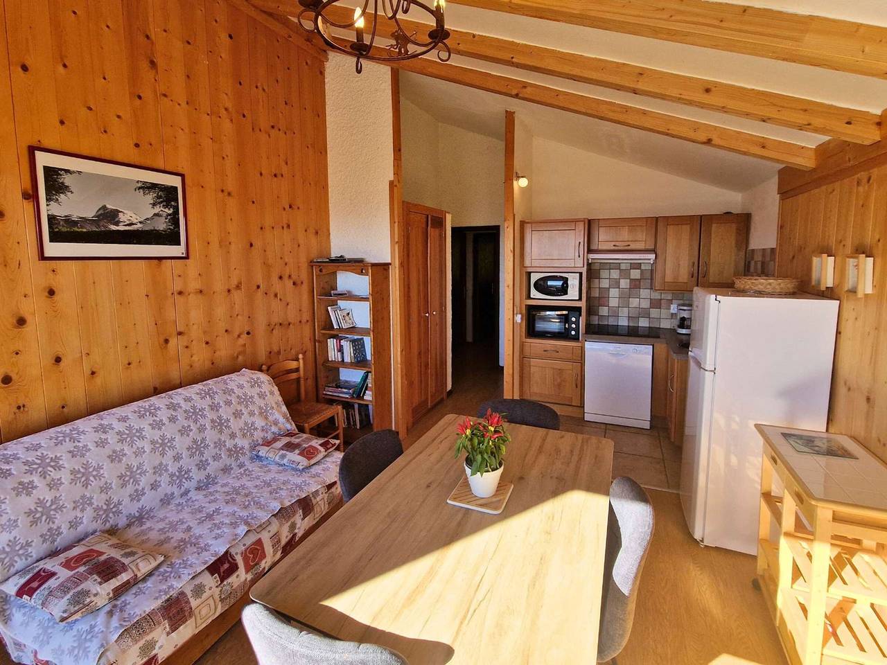 Ganze Wohnung, Apartment für 7 mit Balkon, Wlan, Haustiere erlaubt, Parkplatz - Saint-Michel-de-Chaillol in Saint-Michel-de-Chaillol, Nationalpark Écrins