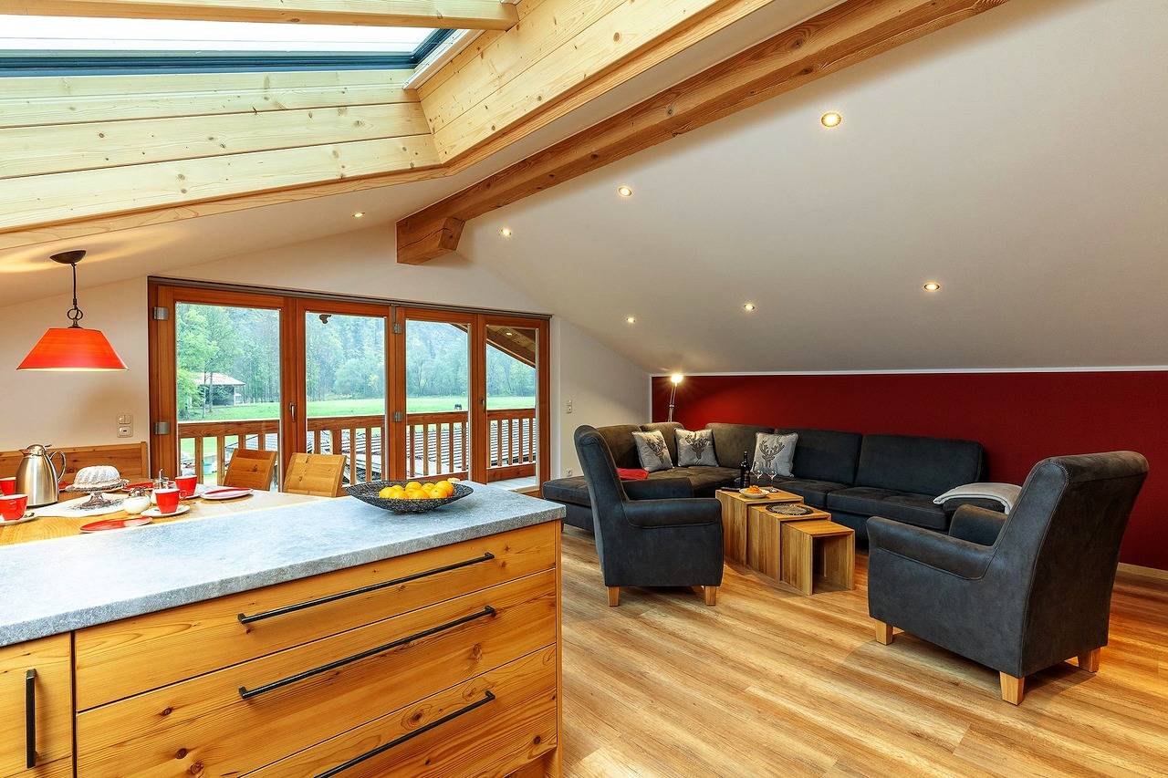 Ganze Ferienwohnung, Ferienwohnung Staffen - Ferienwohnnung Hochplatte, 115 m² mit 3 Schlafzimmer und Balkon in Unterwössen, Bayerische Alpen