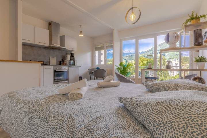 Studio für 2 Personen, mit Balkon in Französische Alpen - 2