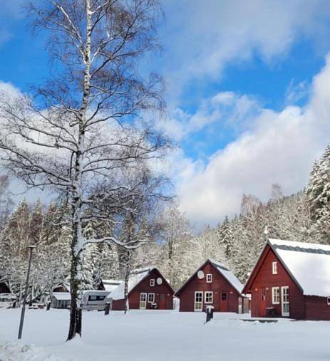 Camping voor 4 personen, met tuin en sauna, met huisdier in Tsjechië
