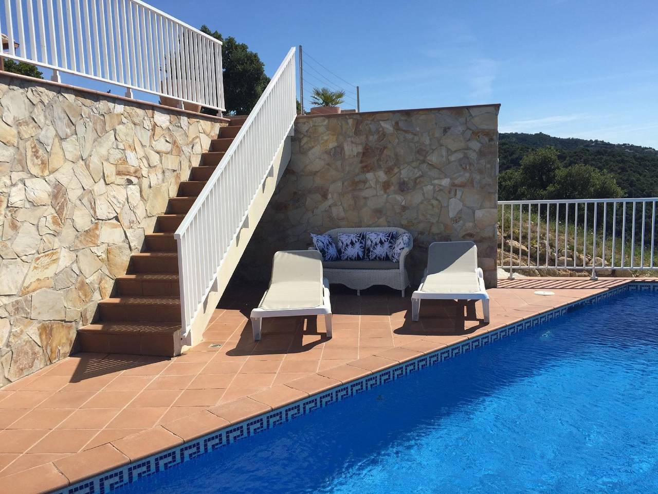 Casa de vacaciones con piscina particular para 5 personas aprox. 100 qm en Santa Cristina d'Aro, Costa Brava (Sant Feliu de Guíxols y alrededores) in Santa Cristina de Aro, Costa Brava