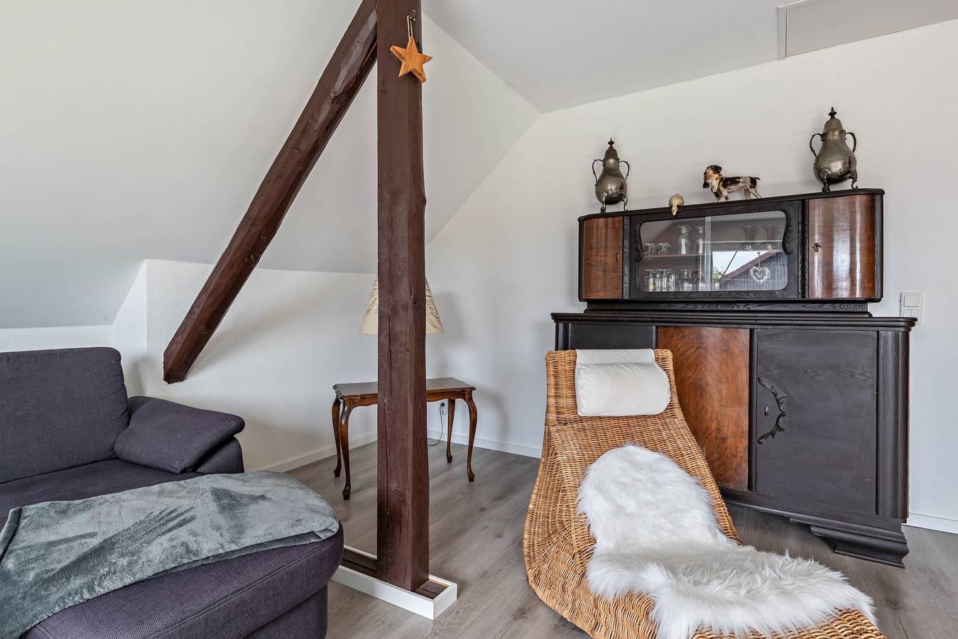 Geheel appartement, Appartement "Haus Schönblick" met ruim balkon in het Beierse Odenwald in Amorbach, Main-Odenwald
