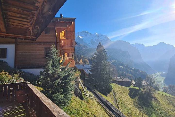 Ferienwohnung für 4 Personen, mit Garten, mit Haustier in Lauterbrunnen