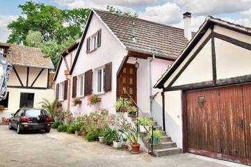 Gîte pour 5 personnes, avec terrasse, animaux acceptés à Ingersheim