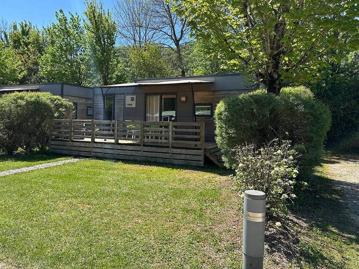 Domaine La Roche D’Ully - Mobilheim 5 personen - Cottage Vesontio Prestige - 36m2 - 2 Zimmer, 2 Bäder in Ornans, Französischer Jura