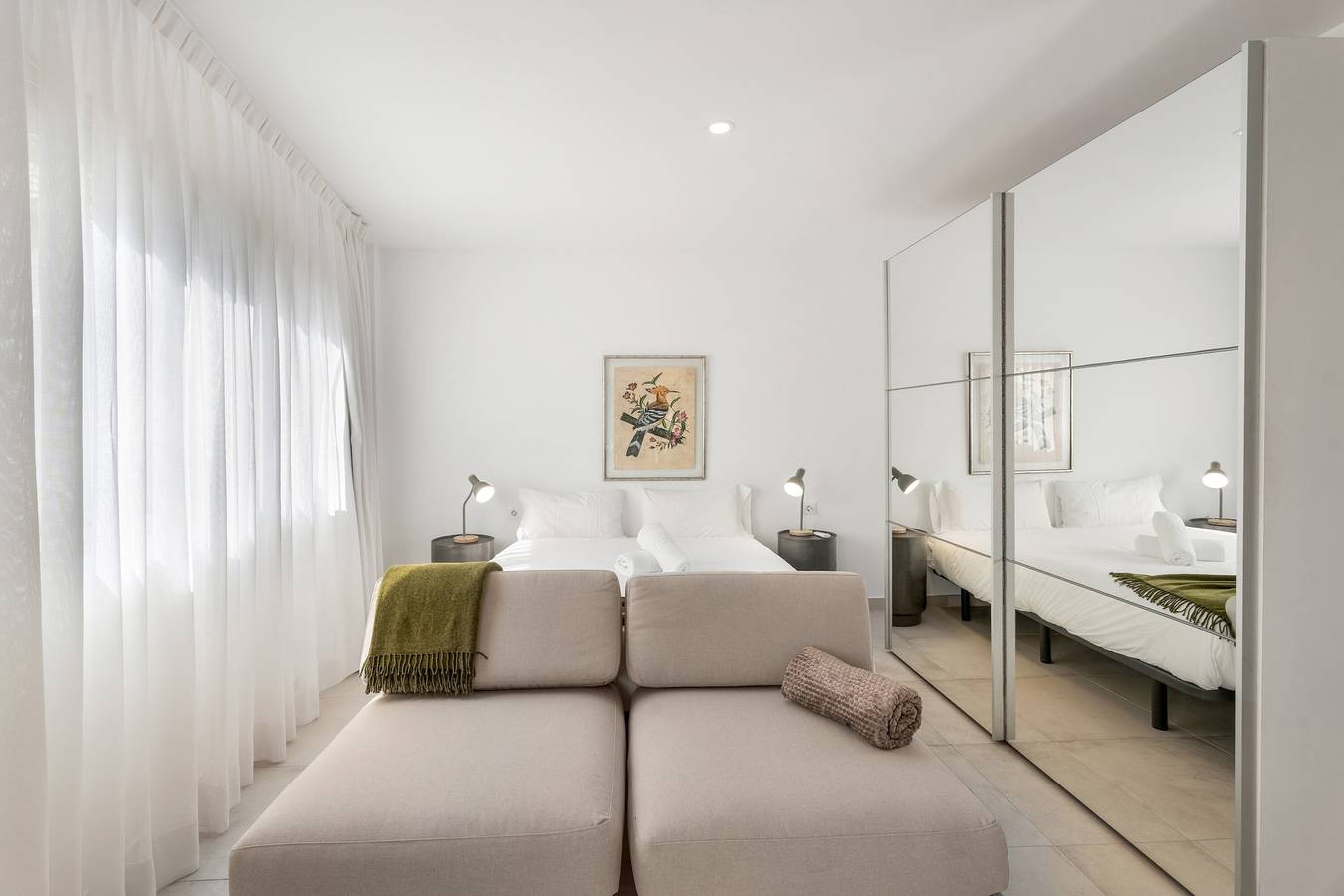 Geheel appartement, Vakantieappartement 'Bellavista, Bajo B' met Zeezicht en Wi-Fi in Alcala, Guía de Isora