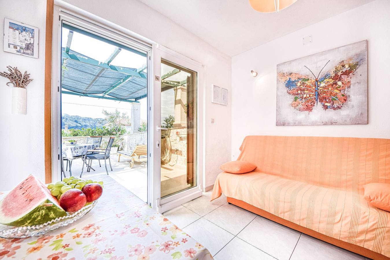 Ganze Wohnung, Apartments Gracin - One Bedroom Apartment with Terrace in Povlja, Brac