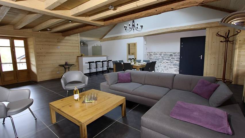 Location de vacances pour 10 personnes, avec balcon et jardin en Haute-Savoie - 4