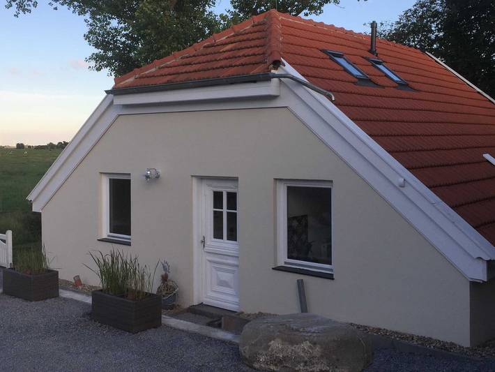 Ferienhaus für 5 Personen, mit Terrasse und Garten sowie Ausblick in Bunde