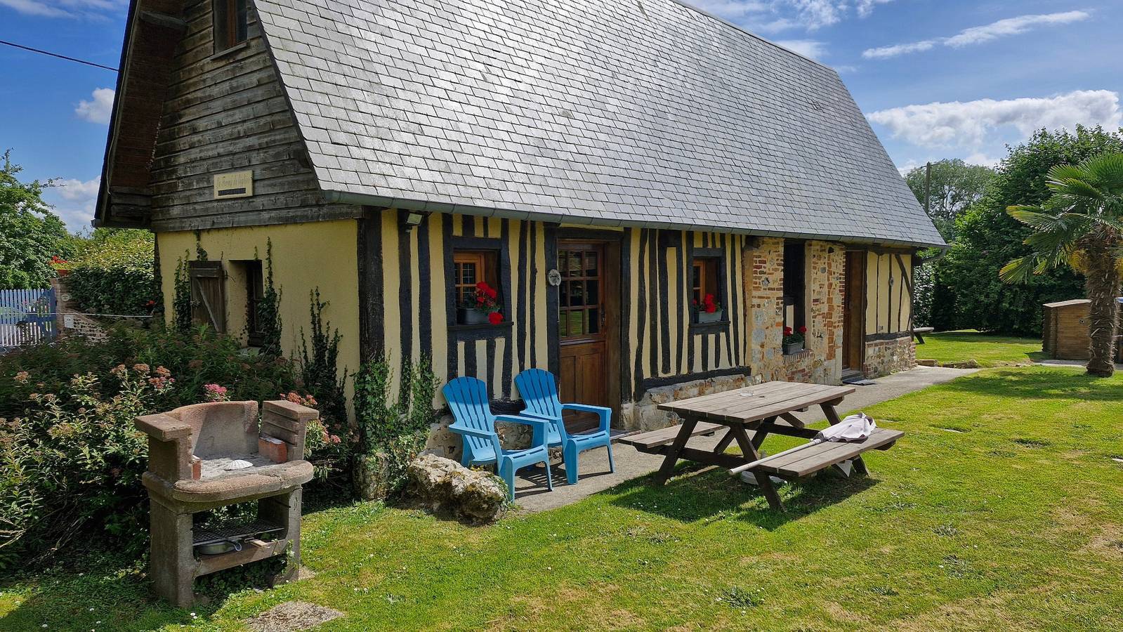 Gîte Cannelle para 2 personas cerca de Honfleur con piscina in Fatouville-Grestain, Costa de Grâce