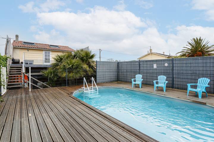Maison de vacances pour 8 personnes, avec Balcon et Jardin