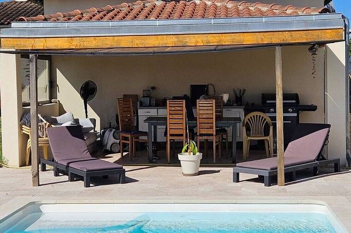 Location de vacances pour 4 personnes, avec jardin à Salvagnac