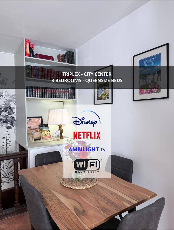 Apartamento para 6 personas, Se admiten mascotas en Blois