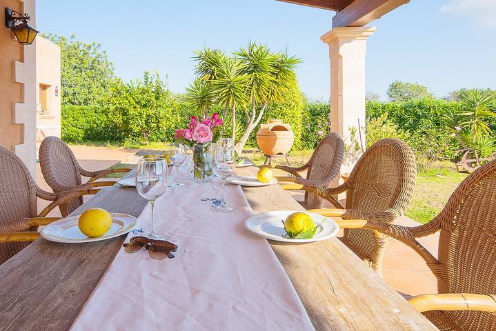 Finca für 7 Personen, mit Garten und Pool sowie Terrasse in s'Horta - 4