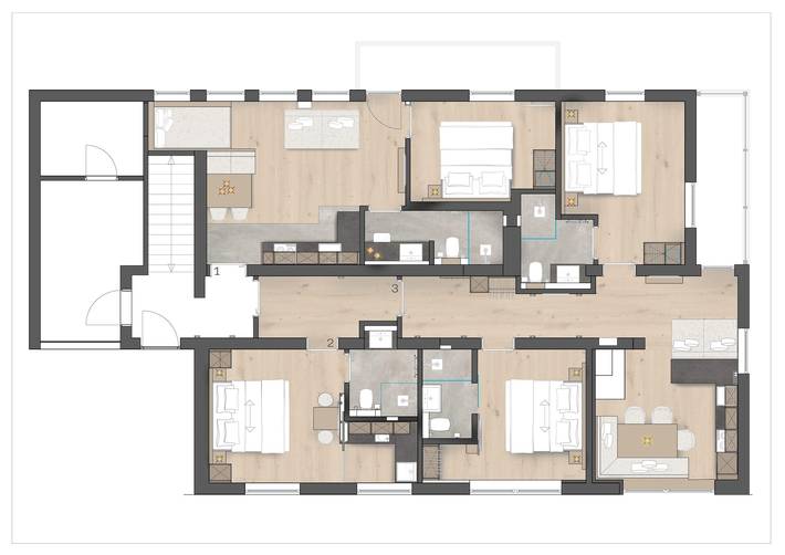 Ferienwohnung für 3 Personen, mit Sauna und Garten, kinderfreundlich in Galtür - 2